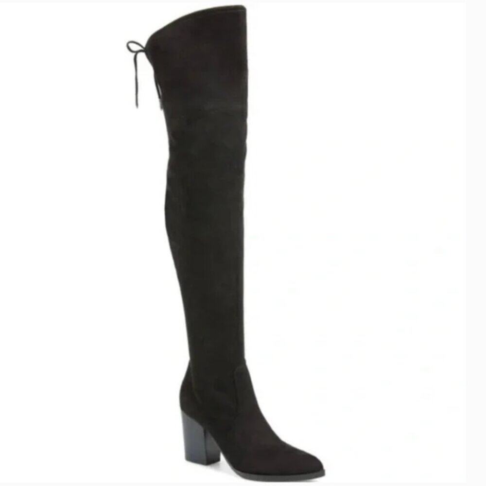 Marc Fisher Arletta Suede Over The Knee Boots Size 9.5 New